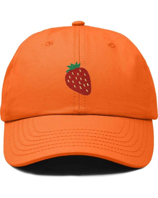 Alix Orange Strawberry Hat