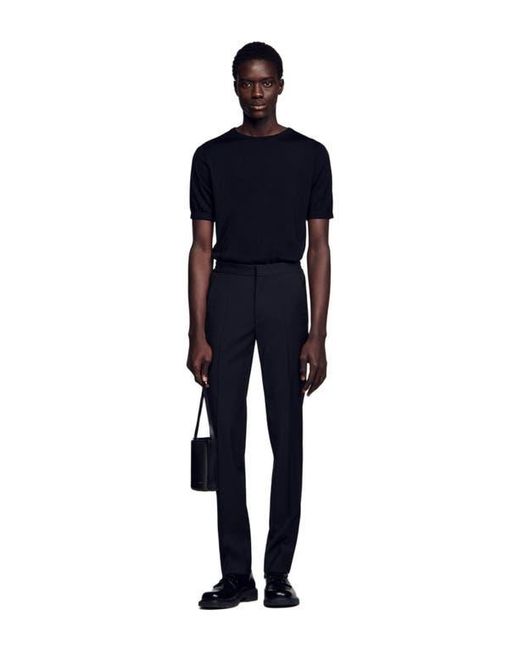 Sandro Blue Elasticated Trousers for men