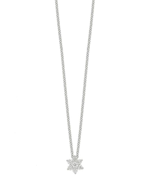 Bony Levy White Icon Diamond Star Of David Pendant Necklace