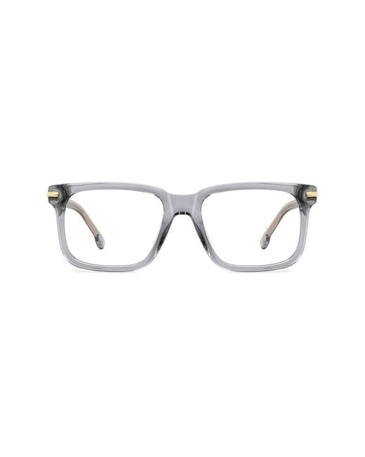 Carrera Gray 54Mm Rectangular Optical Glasses for men