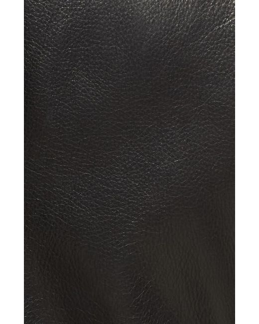 Schott Nyc Black Lightweight Leather Jacket
