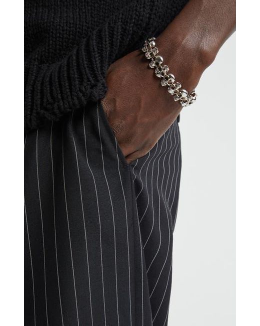 Alexander McQueen Multicolor Multi Skull Cuff Bracelet for men
