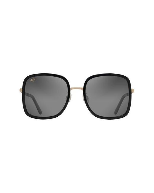 Maui Jim Multicolor Pua 55Mm Polarized Square Sunglasses