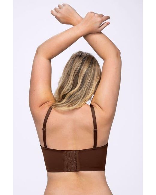 Shapellx Black Strapless Convertible Underwire Bra Full Coverage