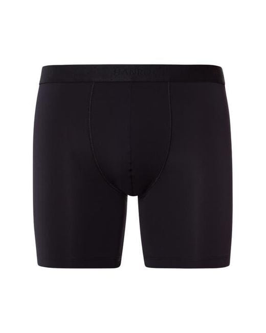 Hanro Blue Micro Touch Long Boxer Brief for men
