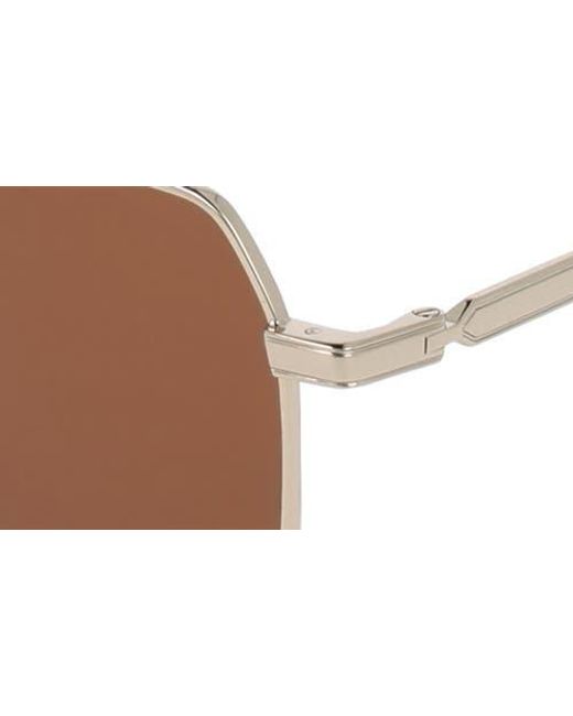 Paul Smith Brown 58Mm Modified Rectangular Sunglasses for men