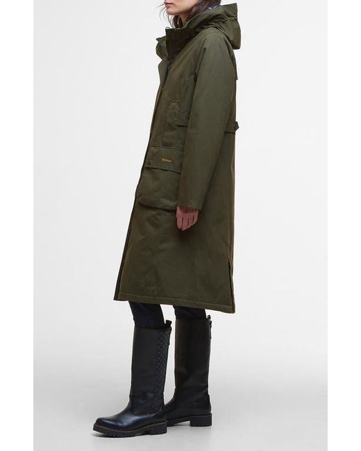 Barbour Black Bamburgh Hooded Waterproof Jacket