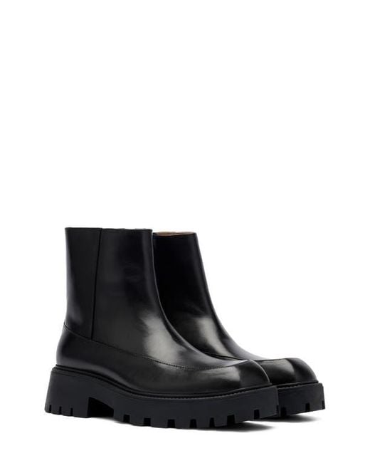 MARC NOLAN Black Commander Lug Sole Boot for men