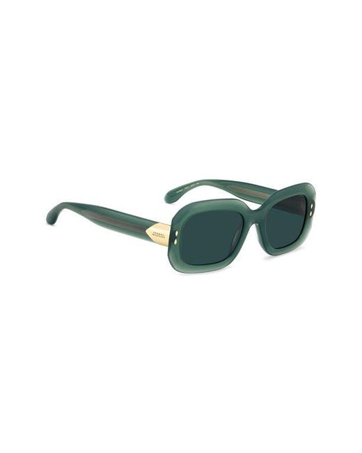Isabel Marant Green 53Mm Rectangular Sunglasses
