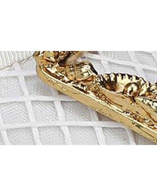 Sarto White Maya Ballet Flat