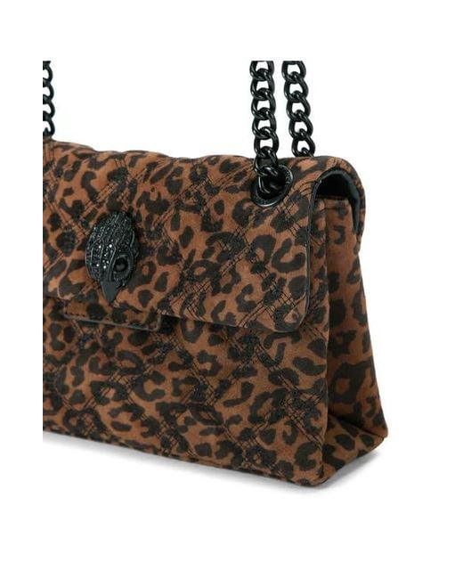 Kurt Geiger Metallic Mini Kensington Leather Convertible Crossbody Bag