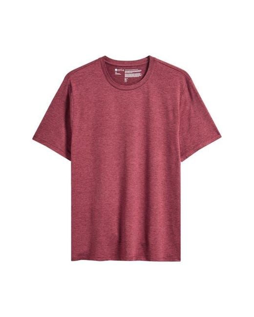 Zella Pink Dynamic Crewneck T-Shirt for men
