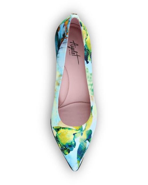 Naot Blue Margot Pointed Toe Pump