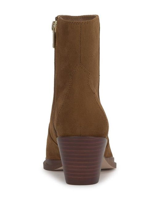 Jessica Simpson Brown Helvona Pointed Toe Bootie