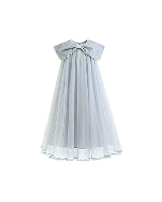 Tulle Blue Structured Button-Up Shirt