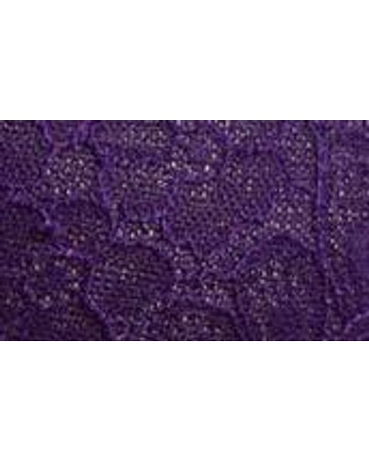 Kilo Brava Purple Mesh & Lace Underwire Teddy