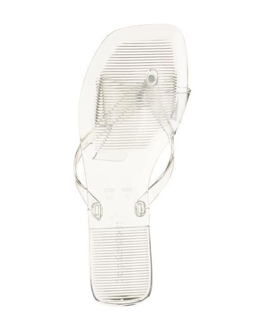 Jeffrey Campbell White Sugary Flip Flop