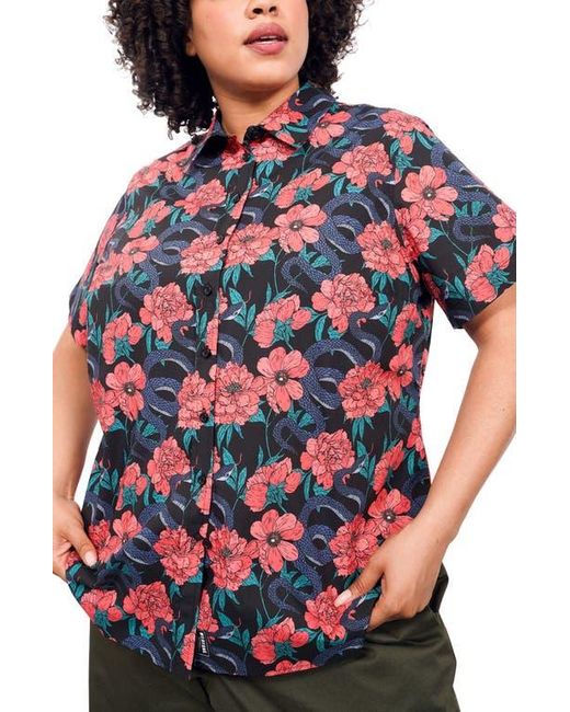 WILDFANG Red The Essential Button Up