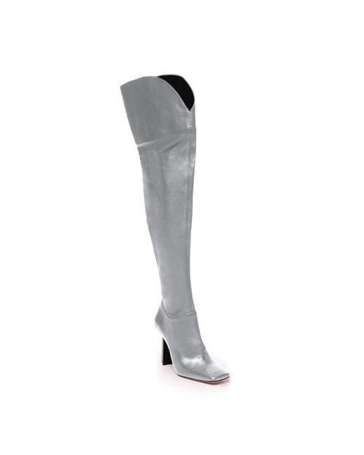 Tiannia Barnes Gray Cullinan Over-The-Knee Boot
