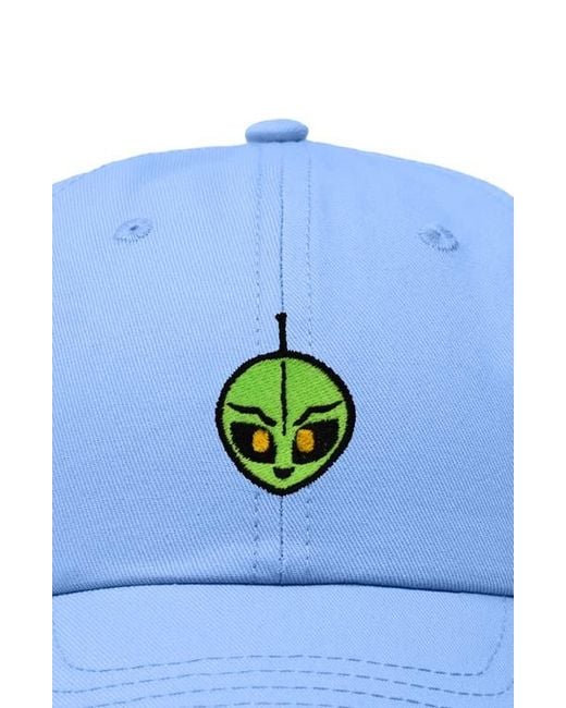 Alix Blue Duder Alien Dad Cap for men
