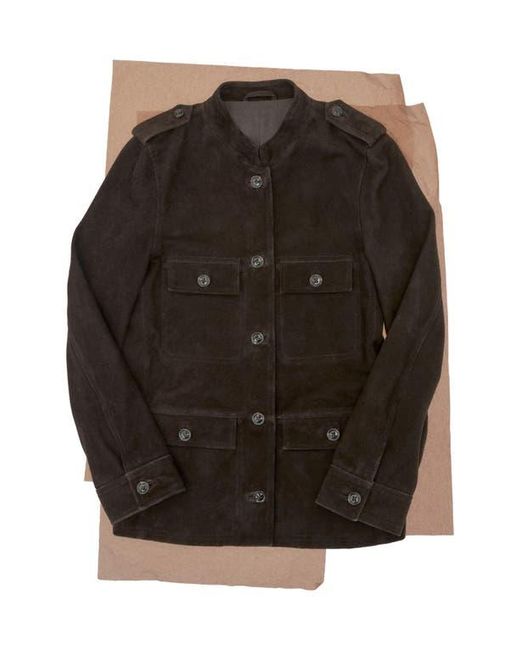 Mango Black Suede Jacket