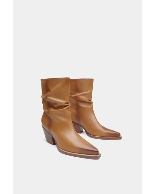 Dante White Soft Leather Ankle Boots Gadot