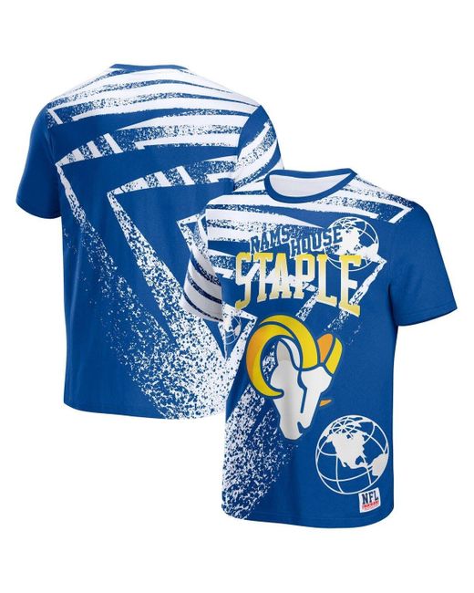 Staple Blue Nfl X Los Angeles Rams All Over Print T-shirt At Nordstrom for men