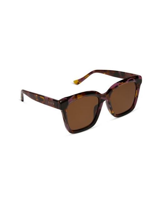 DIFF Brown Meredith 54Mm Square Sunglasses