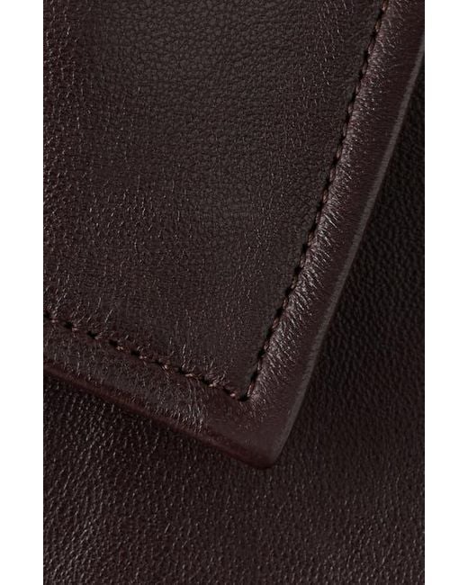 Mango Brown Chaqueta Saint Leather Jacket