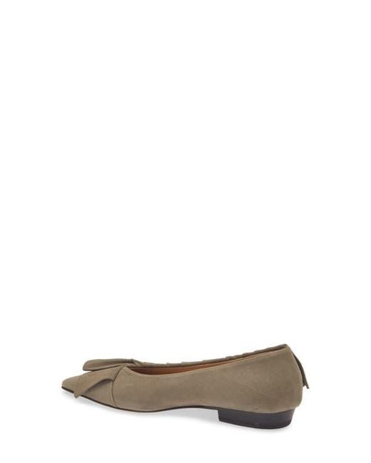 J.W. Anderson Brown Ruffle Ballet Flat