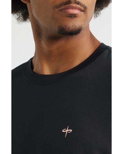 Saint Studio Black Verona Tech Solid T-Shirt for men