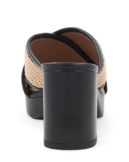 Aquatalia Multicolor Madyson Water Repellent Platform Slide Sandal