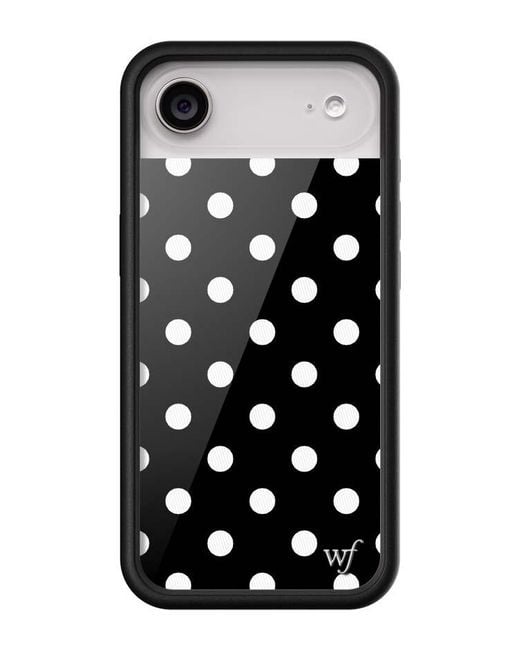 Wildflower Cases Black Polka Dot