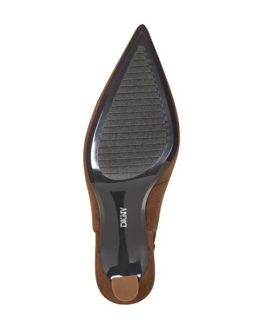 DKNY Brown Camzy Slingback Pointed Toe Pump