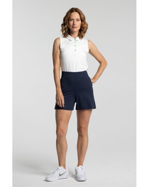 AVI Blue Back Spin Pickleball Short