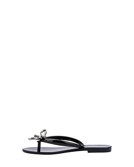 Melissa Black Harmonic Iris Flip Flop