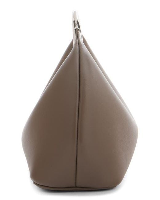 Jacquemus Brown Le Petite Calino Leather Top Handle Bag