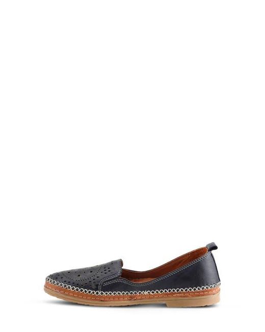 Spring Step Blue Ingrid Flat