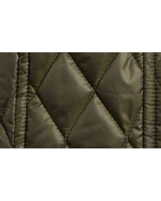London Fog Green Quilted Water Resistant Jacket