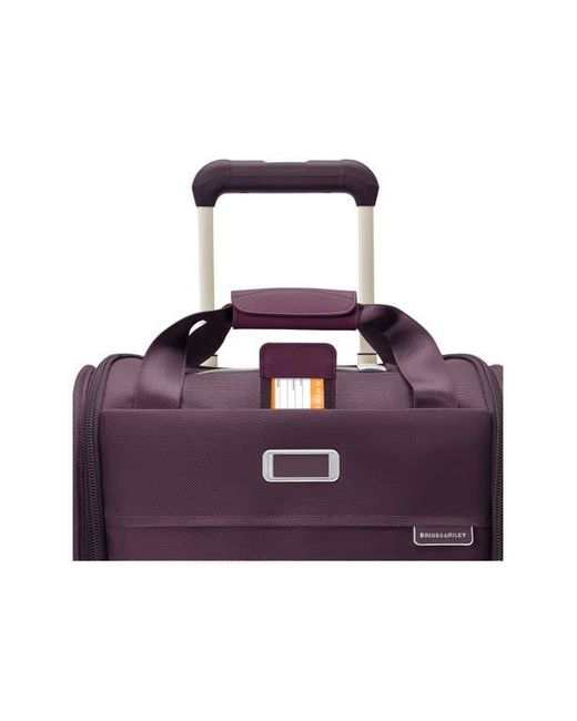 Briggs & Riley Purple Baseline Cabin Spinner Carry-On Bag for men