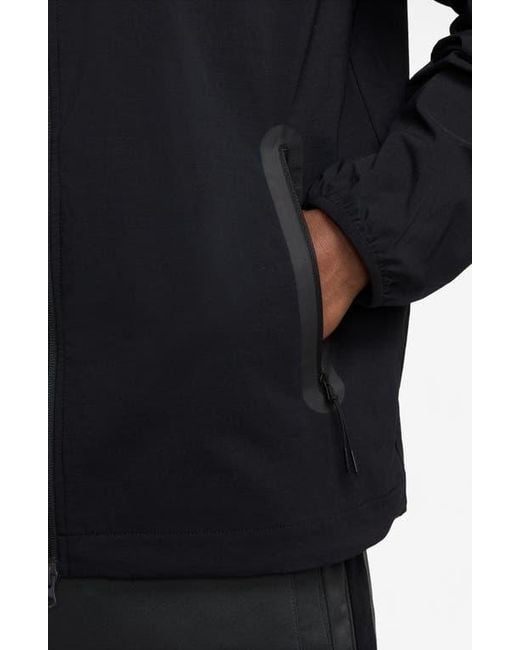 Nike Black Sportswear Tech Windrunner Jacket for men