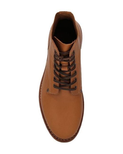 Frye Brown Barrett Lace-Up Boot for men