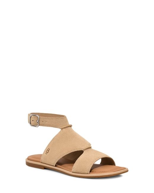 Ugg Natural Delray Ankle Strap Sandal