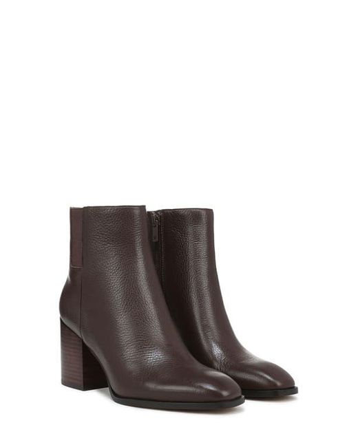 Vionic Brown Vynn Plain Toe Bootie