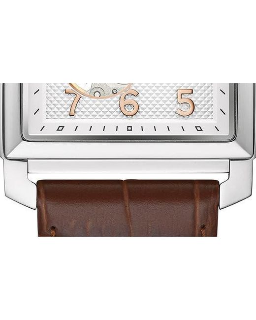 Bulova Multicolor Sutton Automatic Leather Strap Watch for men