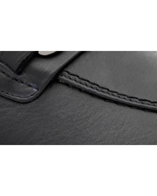 Amalfi by Rangoni Black Rimini Lug Sole Loafer