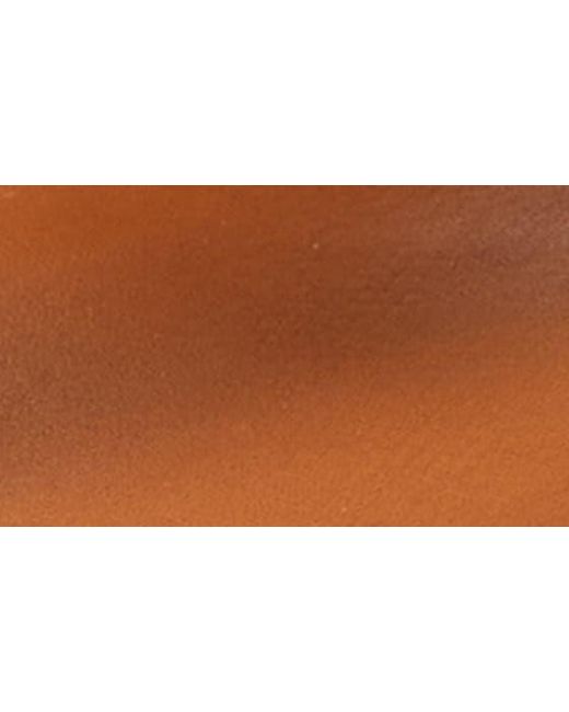 Prada Brown Buckle Leather Flip Flop