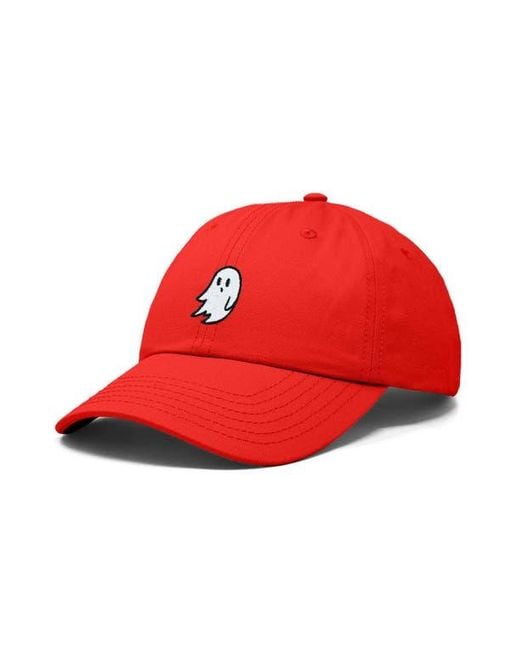 Alix Red Ghost Dad Hat