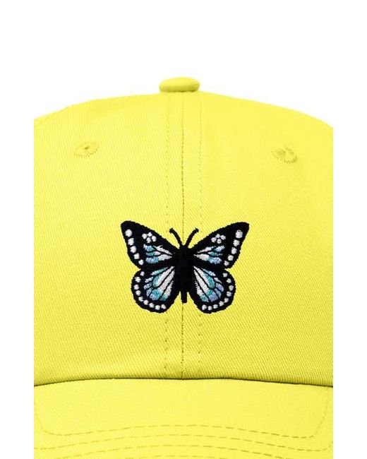 Alix Yellow Butterfly Hat