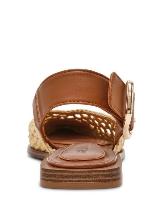 Steve Madden Brown Shay Pointed Toe Slingback Flat